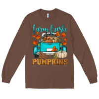 Chestnut farm fresh pumpkins Long Sleeve Tee - HRA Design Shop