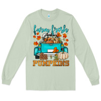 Matcha farm fresh pumpkins Long Sleeve Tee - HRA Design Shop