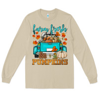 Farm Fresh Pumpkins Long Sleeve Tee | Teevron