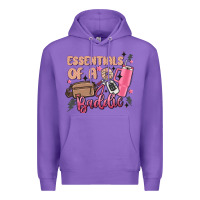 Purple essentials of a baddie Premium Hoodie - MaliasSmallBusiness