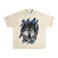 Sandshell wolf scratch mark Urban Heavy Tee - RanaPortraitStore