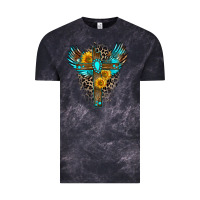 Cloud Black gemstone cross Vintage Tee - Zillion Design Studio
