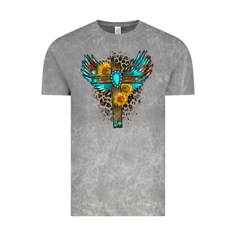 Gemstone Cross Vintage Tee by Zillion Design Studio | Teevron