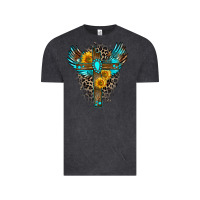 Vintage Black gemstone cross Vintage Tee - Zillion Design Studio