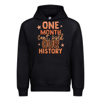 Black one month can't hold our history Urban Hoodie - LillyAllenDesigns