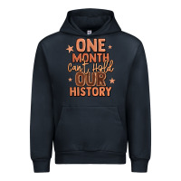 Navy one month can't hold our history Urban Hoodie - LillyAllenDesigns