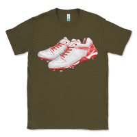 Army Green red cleats fa element Classic Tee - FaDigitalArtStudio
