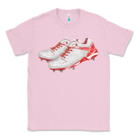 Bubblegum Pink red cleats fa element Classic Tee - FaDigitalArtStudio