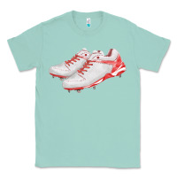 Seafoam red cleats fa element Classic Tee - FaDigitalArtStudio