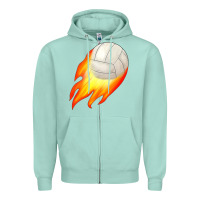 Seafoam volleyball Zipper Hoodie - JahusDesignShop