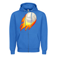 True Royal volleyball Zipper Hoodie - JahusDesignShop