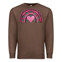 Chestnut valentines day pink gemstones rainbow Premium Sweatshirt - Jasminsmagicworld