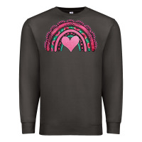 Smoke valentines day pink gemstones rainbow Premium Sweatshirt - Jasminsmagicworld