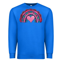True Royal valentines day pink gemstones rainbow Premium Sweatshirt - Jasminsmagicworld