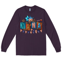 Plum American Nana 4th of july Long Sleeve Tee - CowGirlArtShop
