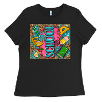 Black teacher  School Ladies Tee - AdoDesignShop