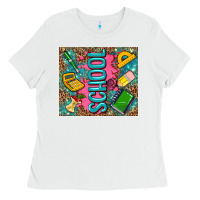 White teacher  School Ladies Tee - AdoDesignShop
