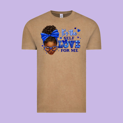 Vintage Tee sorority colors it's the self love for me afro wom