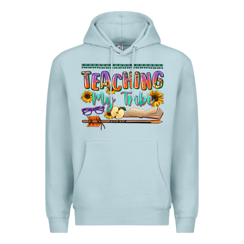 Teaching My Tribe Premium Hoodie by NancyCooperArtShop | Teevron