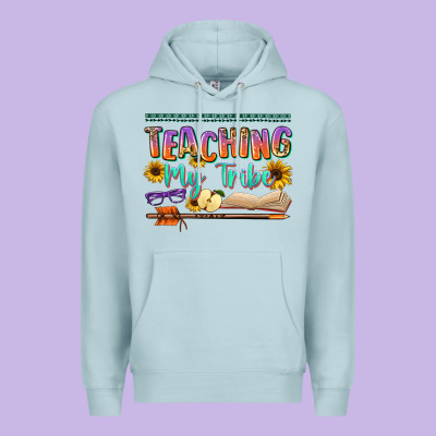 Teaching My Tribe Premium Hoodie Designed By Nancycooperartshop