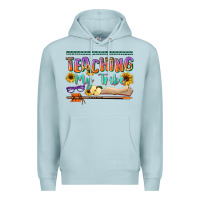Blue Mist teaching my tribe Premium Hoodie - NancyCooperArtShop