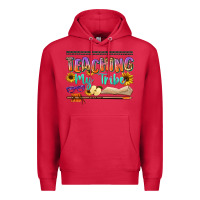 Cardinal teaching my tribe Premium Hoodie - NancyCooperArtShop