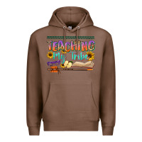 Chestnut teaching my tribe Premium Hoodie - NancyCooperArtShop
