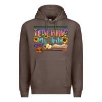 Coffee teaching my tribe Premium Hoodie - NancyCooperArtShop