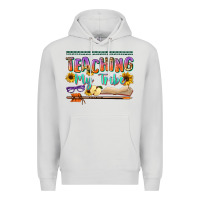 Dove Grey teaching my tribe Premium Hoodie - NancyCooperArtShop