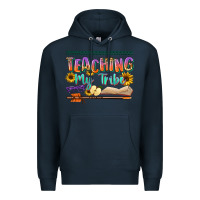 Navy teaching my tribe Premium Hoodie - NancyCooperArtShop