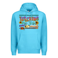 Ocean Blue teaching my tribe Premium Hoodie - NancyCooperArtShop