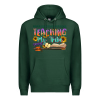 Sports Green teaching my tribe Premium Hoodie - NancyCooperArtShop