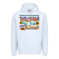 White teaching my tribe Premium Hoodie - NancyCooperArtShop