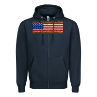 Navy usa flag leopard Zipper Hoodie - JahusDesignShop