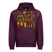Mauve Wine i am my ancestors wildest dream Urban Hoodie - LillyAllenDesigns