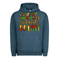 Pigment Midnight Navy i am my ancestors wildest dream Urban Hoodie - LillyAllenDesigns