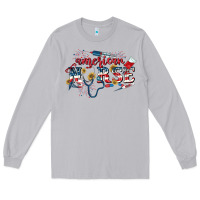 Moon Dust American Nurse 4th of July Long Sleeve Tee - CowGirlArtShop