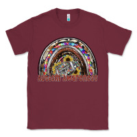 Burgundy autism avareness football Classic Tee - SublimationCraftShop