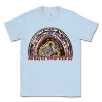 Dusty Blue autism avareness football Classic Tee - SublimationCraftShop