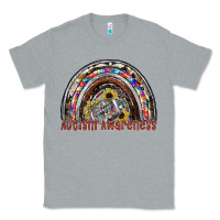 Heather Grey autism avareness football Classic Tee - SublimationCraftShop