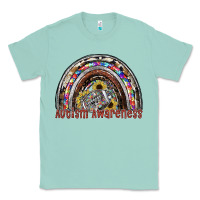 Seafoam autism avareness football Classic Tee - SublimationCraftShop