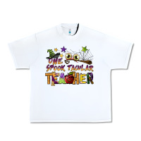 White one spook tacular teacher Urban Heavy Tee - BarkalooDesign
