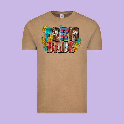 Farm Babe Vintage Tee Designed By Zillion Design Studio