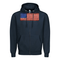 Navy usa flag Zipper Hoodie - JahusDesignShop