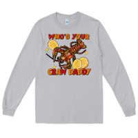 Moon Dust crawfish who's your craw daddy Long Sleeve Tee - FaDigitalArtStudio