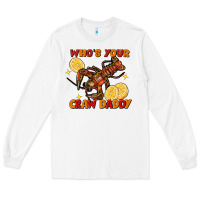 White crawfish who's your craw daddy Long Sleeve Tee - FaDigitalArtStudio