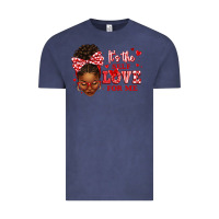 Vintage Denim sorority colors red and white it's the self love f Vintage Tee - texasbilliewilder