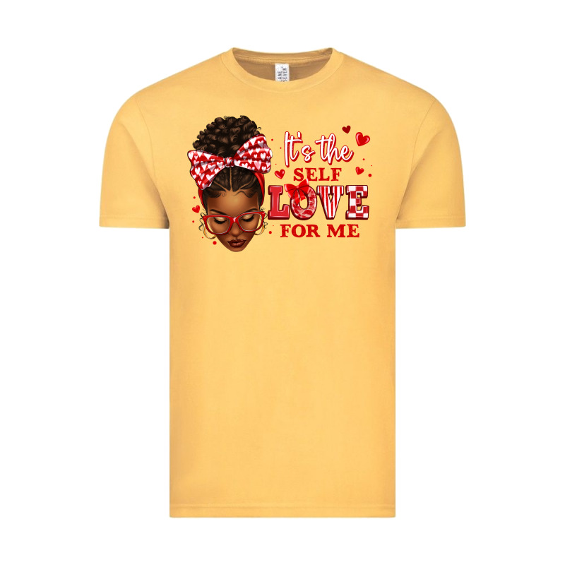 Sorority Colors Red And White It's The Self Love F Vintage Tee by texasbilliewilder | Teevron