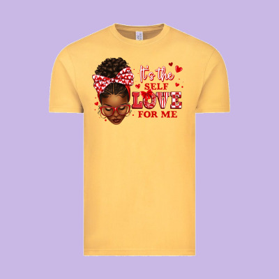 Vintage Tee sorority colors red and white it's the self love f
