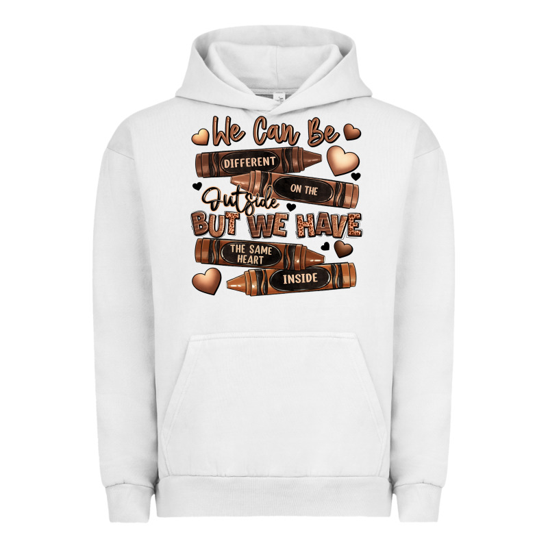 We Can Be Different On The Outside But We Have The Urban Hoodie by LillyAllenDesigns | Teevron